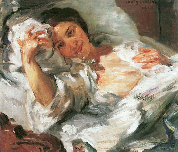 Lovis Corinth Morgensonne oil painting picture